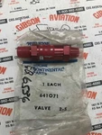 Continental Aircraft Oil Supply Line Check Valve 641071 New. Fixed Price $600.00.