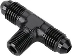 Male Flare Tee On Side Branch Fitting Ad Size: 4AN-4AN-1/8NPT. Fixed Price $15.74.