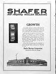 1923 Ad Shafer Corp Chicago Self-aligning Roller Bearings. Fixed Price $19.95.