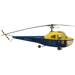 Bell 47B Blue Yellow Helicopter Detailed Desktop Model 14.5" Long Very Rare. Fixed Price $759.20.