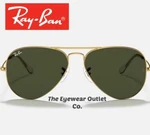 Store Display Rayban Classic Green G15 Lens Aviator RB3025 58 /62 Women. Fixed Price $74.90.