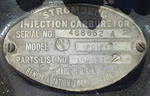 Vintage Bendix Stromberg PD12F5 Injection Carburetor - (parts Only). Fixed Price $695.00.