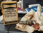 Vtg Champion FHE-34 X3 "igniter For Jet Engine Propulsion"; Spark Plug--n.o.s.. Fixed Price $28.97.