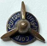 WW2 Curtiss Wright Employee Service Pin - Radial Engine / 3 Bladed Prop Sb. Fixed Price $45.00.
