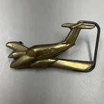 Brass Private Pilot Airplane Cessna Piper Beech 70 Nos Vtg Belt Buckle. Fixed Price $26.60.