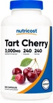 Nutricost Tart Cherry Extract 3000MG Equivalent, 240 Vegetarian Capsules. Fixed Price $14.95.