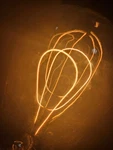 Carbon Filament Light Bulb Safety Elec. Co. Chicago, Working! 120-115V. Fixed Price $39.95.