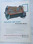 1954 Aircraft Advert Rotax Electrical System High Power Reversible Motor Light. Fixed Price $17.13.