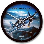 Aviation Trintec F6F Hellcat Clock 10" Aviator Fighter Plane Wwii. Fixed Price $26.40.